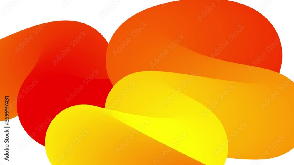 Poster beautiful gradients with shades of red yellow flow along elegantly twisted line or pipe. beautiful m