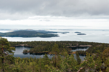 Fototapeta na wymiar The Skuleskogen National Park in Sweden