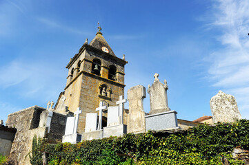 Fototapeta premium Iglesia de San Juan (San Xoan) en Laza, Galicia, España