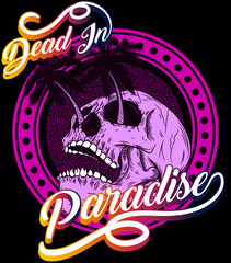 Santa cruz, CaliforniaSurfer skeleton vector illustration for t-shirt and other uses
