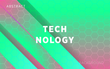 modern 3d abstract gradient background banner design. in hexagon texture.