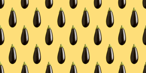 Eggplant infinite pattern