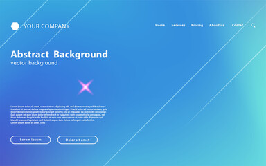 modern colorful abstract landing page background. landing page template,gradient background template,abstract background,user interface background,vector illustration.