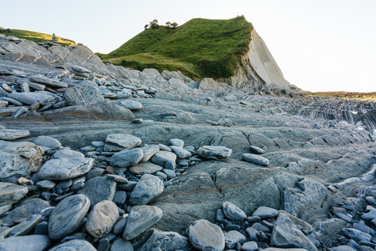 Zumaia geology special coast, the famous Flysch Coast in Northern Spain