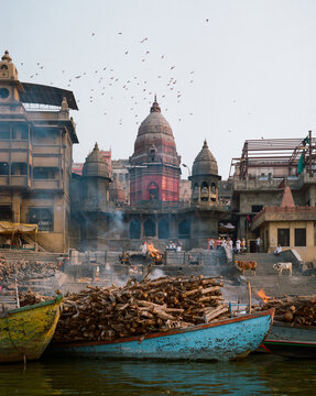 The rite of cremations, Varanasi.