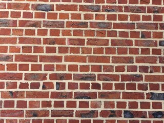 brickwork home wall, texture, background, red burnt brick