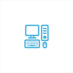 computer icon flat vector logo design trendy