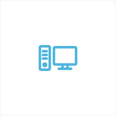 computer icon flat vector logo design trendy