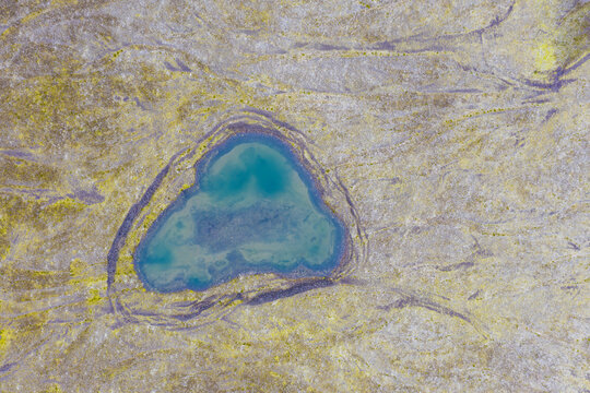 Aerial View of Fjalls&radic;&deg;rl&radic;&ge;n Glacier Lagoon