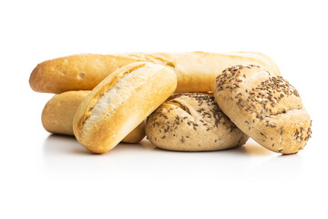 Wholegrain buns and baguettes