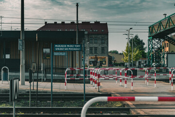 Dworzec PKP Oświęcim - obrazy, fototapety, plakaty