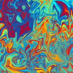 An abstract wavy psychedelic background image.
