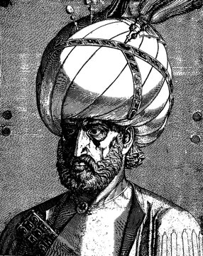 Vintage Portrait Of Suleiman The Magnificent