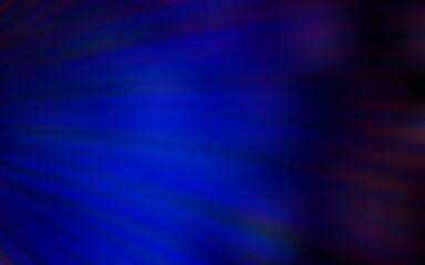 Dark BLUE vector background with bent lines. Colorful illustration in abstract style with gradient. The best colorful design for your business.
