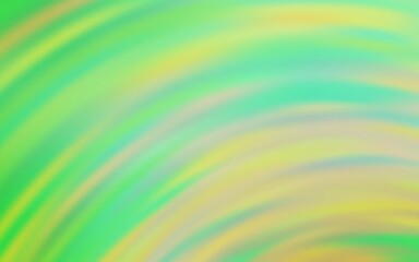 Light Green vector texture with curved lines. Brand new colorful illustration in simple style. Abstract style for your business design.