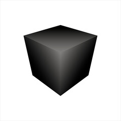 cube icon vector on white background. EPS10