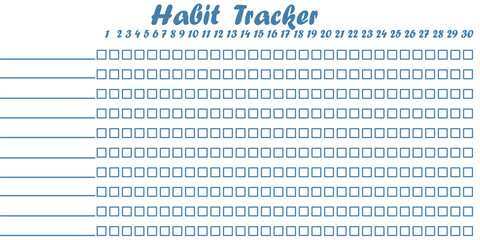 Planner layout as vector graphic. Vector illustration with lettering. Business organization, schedule, list. Template in a simple style. Modern design. Single page for print.