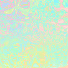 An abstract wavy iridescent background image.