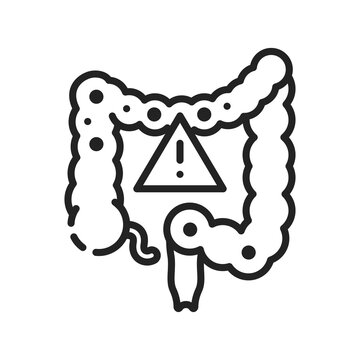 colon health warning sign clip art preview
