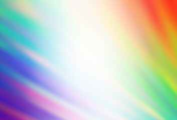 Light Multicolor vector pattern with sharp lines. Lines on blurred abstract background with gradient. Smart design for your business advert.