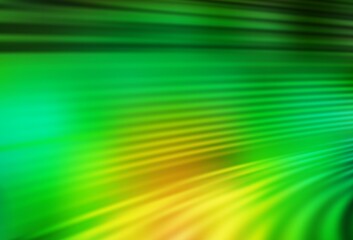 Light Green, Yellow vector blurred bright pattern. Colorful abstract illustration with gradient. Background for designs.