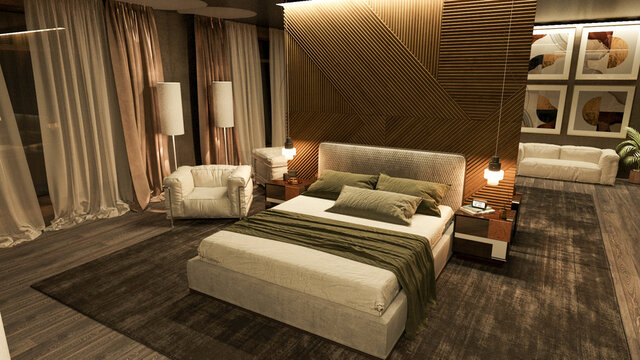 Cozy bedroom