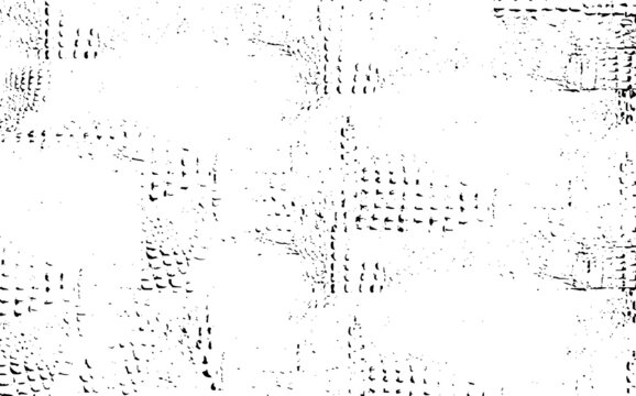 Snakeskin pattern imitation. Lines and spots structural texture. Cool and artsy faux leather background. Abstract vector illustration. Black isolated on white. EPS10