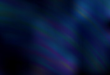 Dark BLUE vector backdrop with wry lines. Colorful illustration in simple style with gradient. New composition for your brand book.