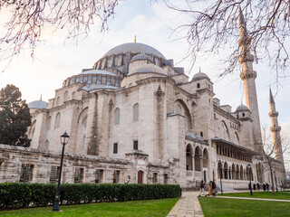 Fototapeta na wymiar Blue Mosque Sultan Ahmet in Istanbul, Turkey.