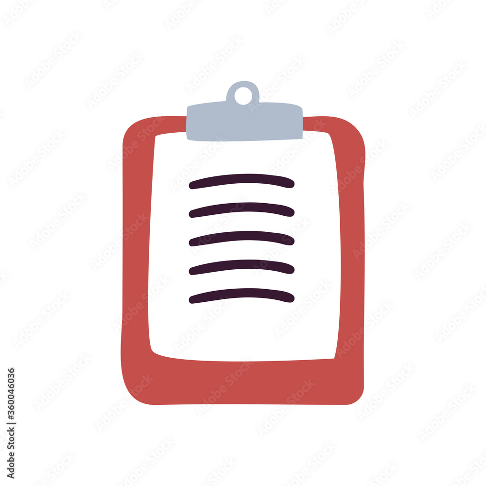 Poster isolated document flat style icon vector design