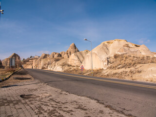 Cappadocia, Anatolia, Turkey. Open air museum, Goreme national park.