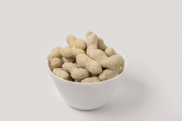 bowl of peanuts