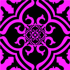 seamless pattern with skulls