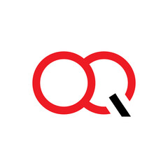Initial Letter OQ Logo Design Vector Template. Abstract Letter Minimal Typography Logo Design