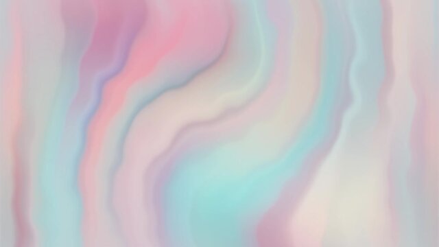 Abstract animated watercolor background with tender blue and pink colors seamless loop.