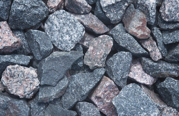 Abstract background with various forms of stones.