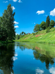 Obraz premium lake in the forest
