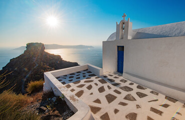 church in santorini
