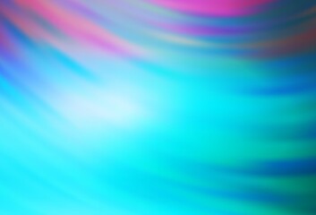 Light Pink, Blue vector background with curved lines. A completely new colorful illustration in simple style. Pattern for your business design.