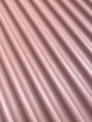 Corrugated metal Sheet painted in pink