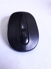 computer mouse on black