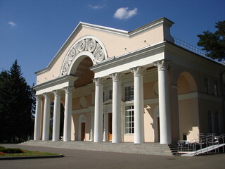 old building with columns