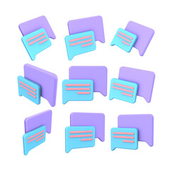 Message 3D icon