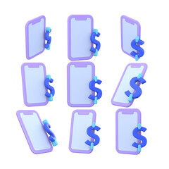 Mobile Top-up 3D icon