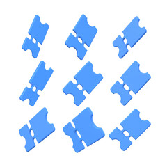 Ticket 3D icon
