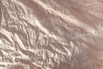  Brown Wrinkled paper  sheet texture background.