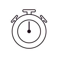 chronometer line style icon vector design