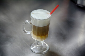 coffee in a glas