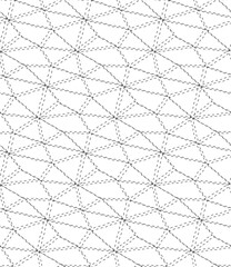 Repeat Tileable Vector Continuous Design Pattern. Repetitive Classic Graphic Web Deco Texture. Seamless Black Geo Repeat Texture. 