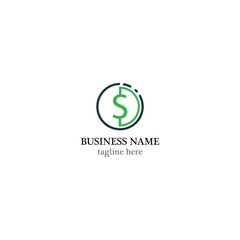 Money logo template vector illustration